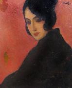 Nicolae Tonitza Spanish Woman Germany oil painting artist